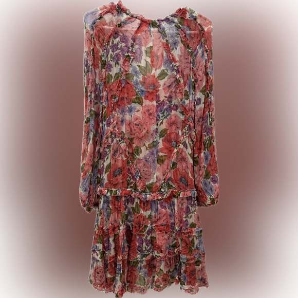 Zimmermann Poppy Frill Billow Mini Dress - Picture 6 of 8